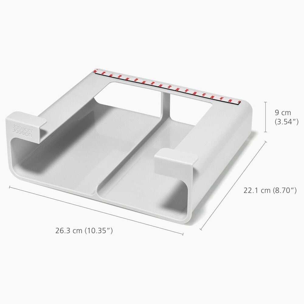 Joseph Joseph CupboardStore Film, Foil and Bag Organizer in Stone, , large