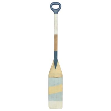 Maple and Jade 41" x 6" Coastal Transportation Wall Decor in Yellow, White Black and Teal, , large