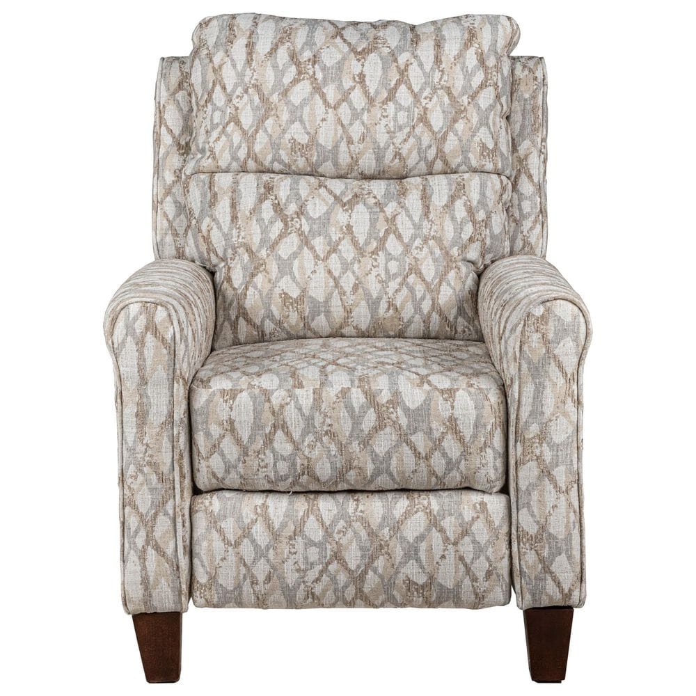 Southern Motion Pep Talk Push Back Recliner in Johana Platinum, , large