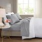 Hampton Park 600 Thread Count Grey  Cooling Cotton Blend Sheet Set, , large
