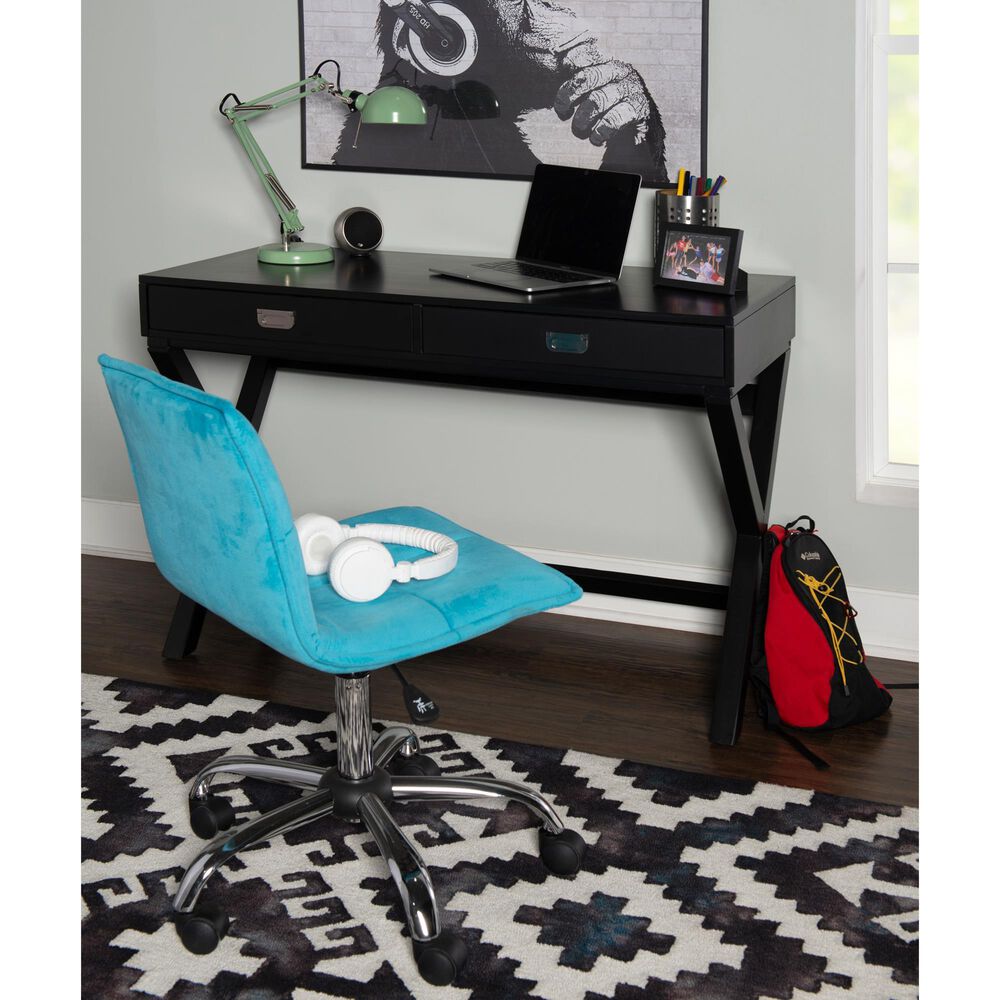 Linon Home Decor Peggy Writing Desk in Black, , large