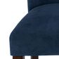 Kinfine Parsons Dining Chair with Dark Navy Cushion in Dark Walnut (Set of 2), , large