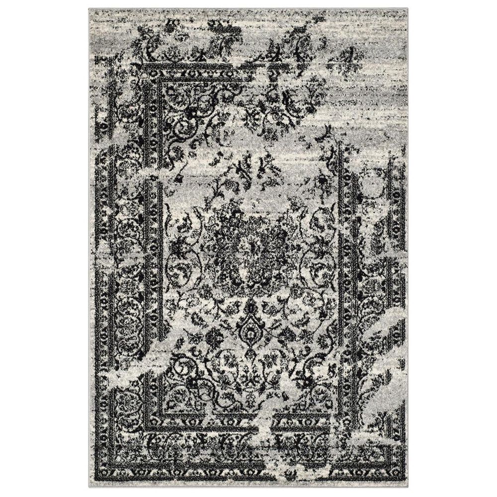 Safavieh Adirondack ADR101A-5 5&#39;1&quot; x 7&#39;6&quot; Silver/Black Area Rug, , large