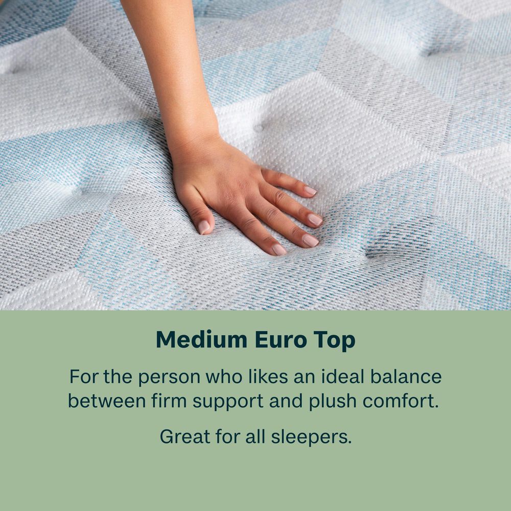 BeautySleep Essential Dream 12.25&quot; Medium Euro Top Twin Mattress, , large