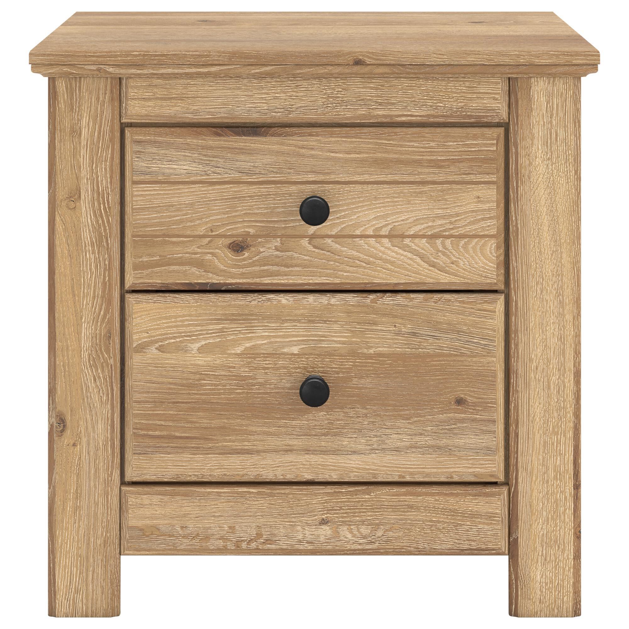Ashley Makidern 2-Piece Queen Panel Bedroom Set in Natural Brown