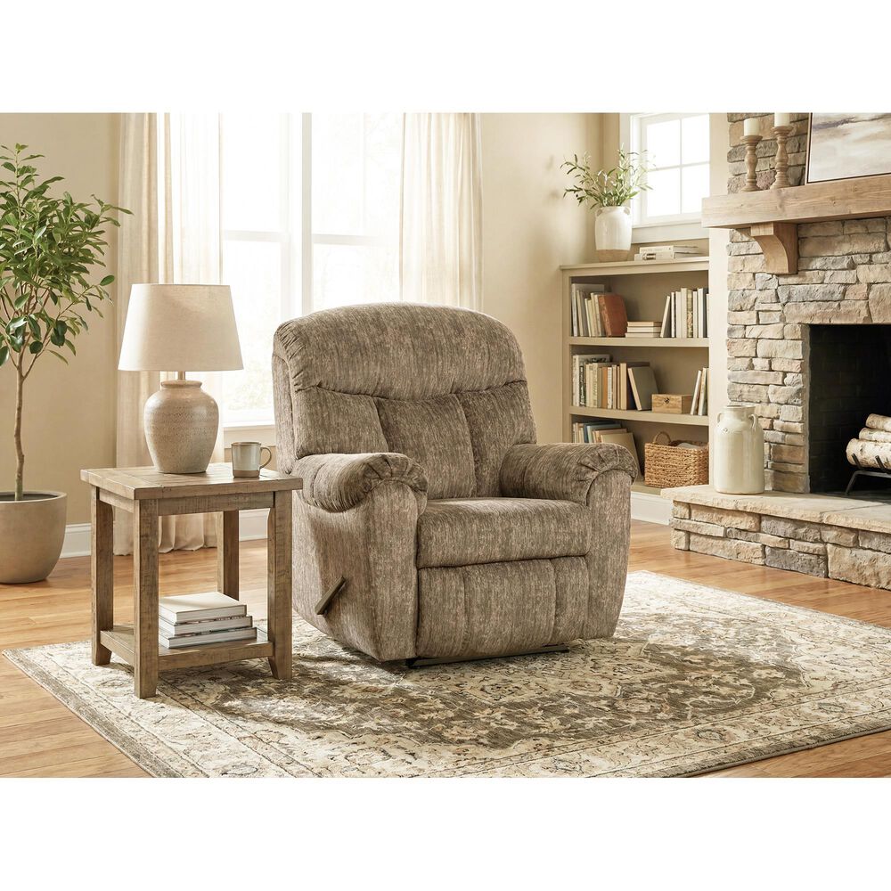 HomeStretch Titan King Comfort Big Man Manual Recliner in Taupe, , large
