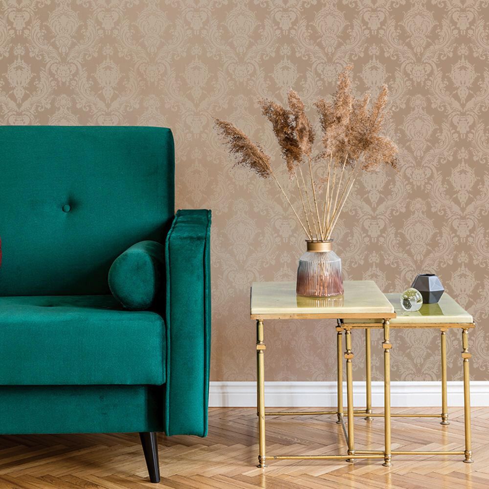 Tempaper Damsel 28 sq. ft. Peel & Stick Wallpaper in Bisque NFM