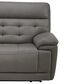 Interlochen 6-Piece Leather Power Reclining Sectional in Aline Light Gray, , large