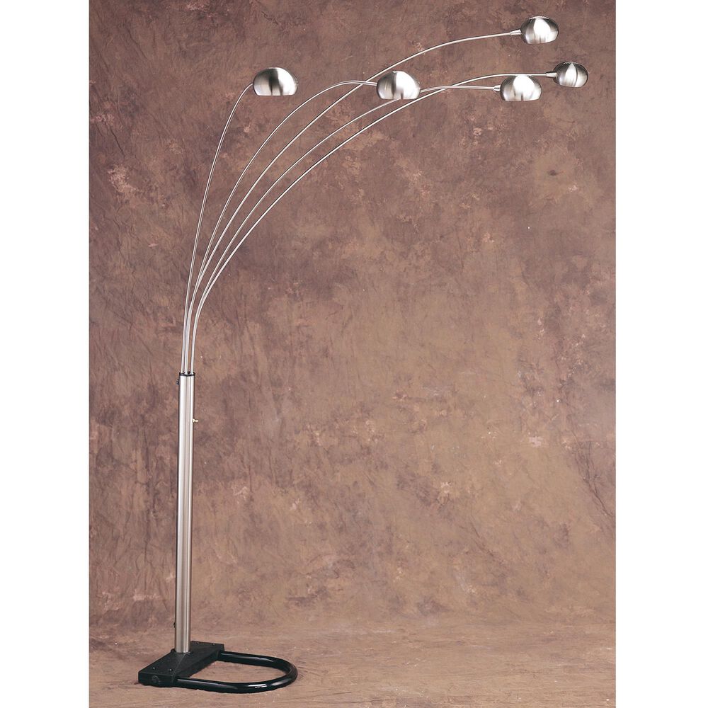Anthony California 93" 5-Arm Arc Floor Lamp in Chrome, , large