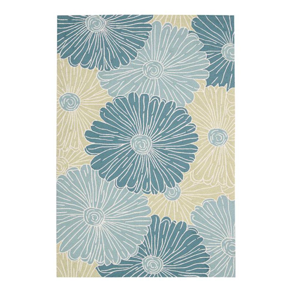 Nourison Fantasy FA25 8' x 10'6" Seafoam Area Rug, , large