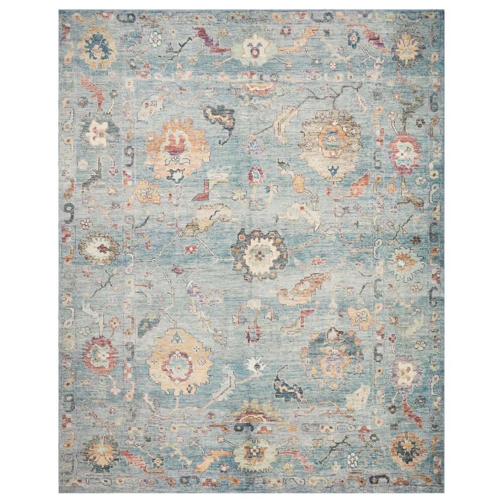 Loloi II Margot 5" x 7"6" Denim and Multicolor Area Rug, , large