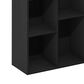 HOMLUX 7-Cube Reversible Open Shelf Storage Bookshelf in Blackwood, , large