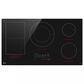 LG 2-Piece Kitchen Package with Print Proof Stainless Steel 4.7 Cu. Ft. Smart Single Wall Oven and Black 36" Induction Cooktop, , large