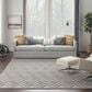 Nourison Versatile 8" x 10" Silver Grey Indoor/Outdoor Area Rug, , large