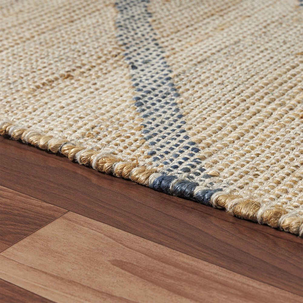 37B Willow Abstract Blue 9&#39; x 12&#39; Area Rug, , large