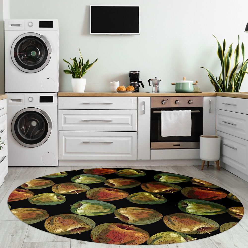 Dalyn Rug Company Kendall KE8 8&#39; Round Black Area Rug, , large