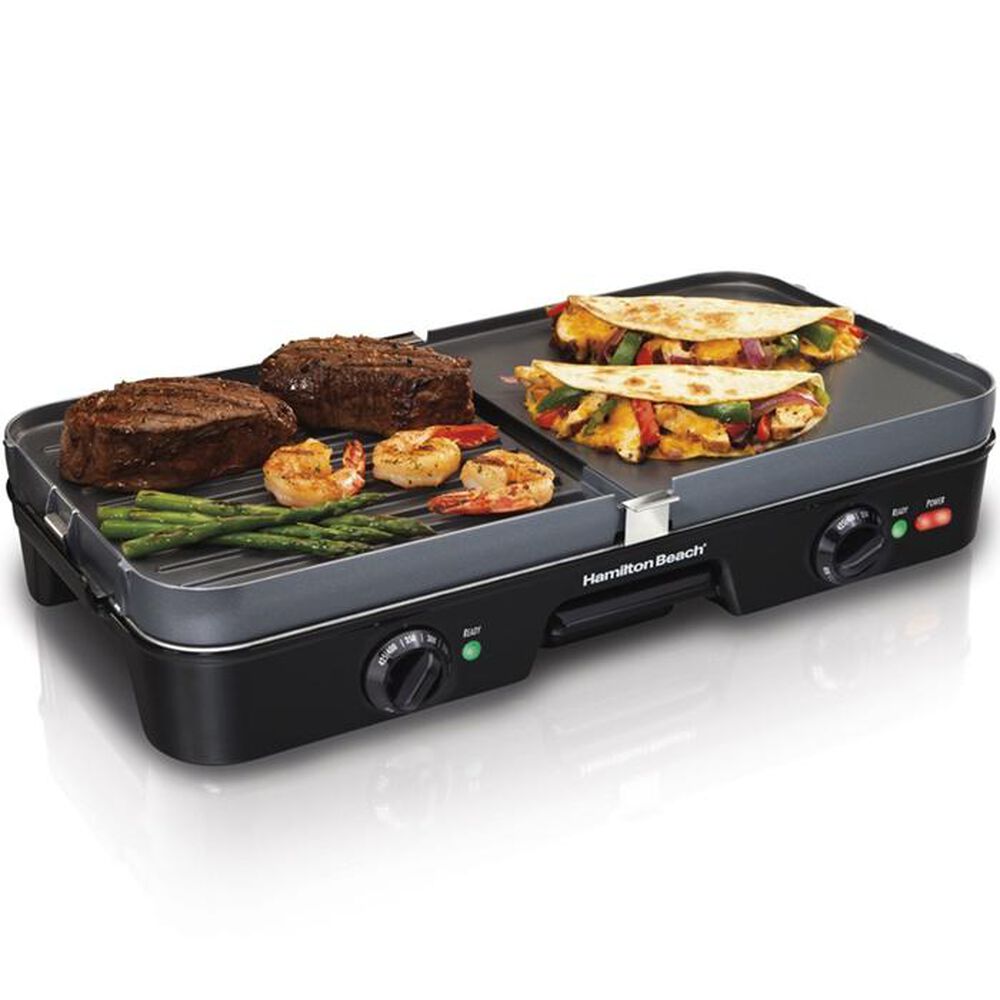 Hamilton Beach 3-in-1 Grill/Griddle, , large