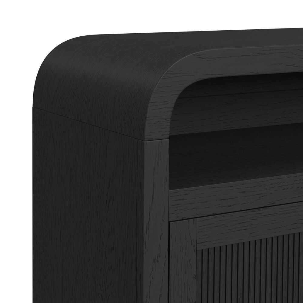Mayberry Hill Ridgemont 82" Entertainment Center with TV Stand in Black, , large