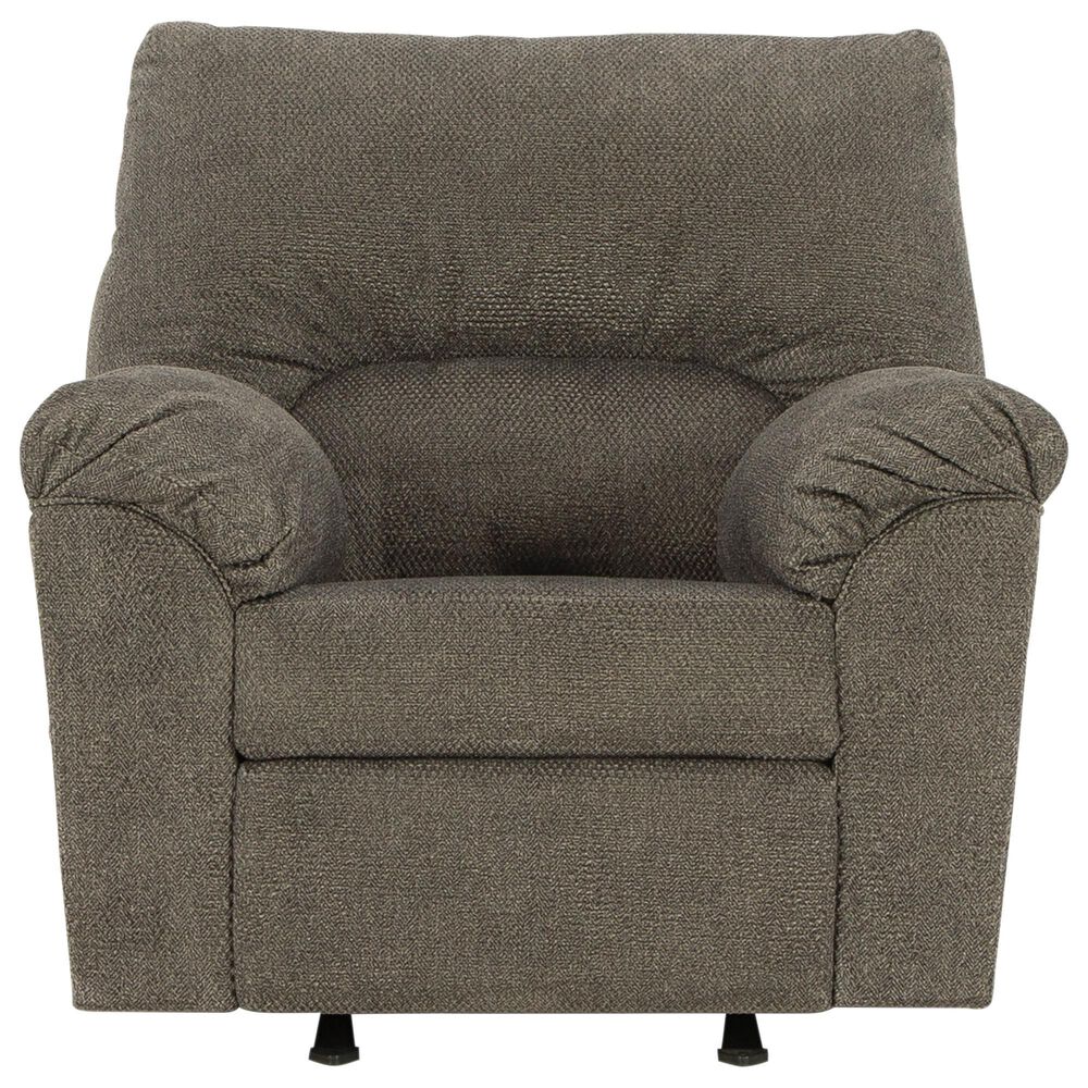 Ashley Norlou Manual Rocker Recliner in Flannel, , large