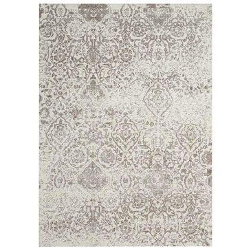 Nourison Damask DAS06 2"3" x 3"9" Ivory Area Rug, , large