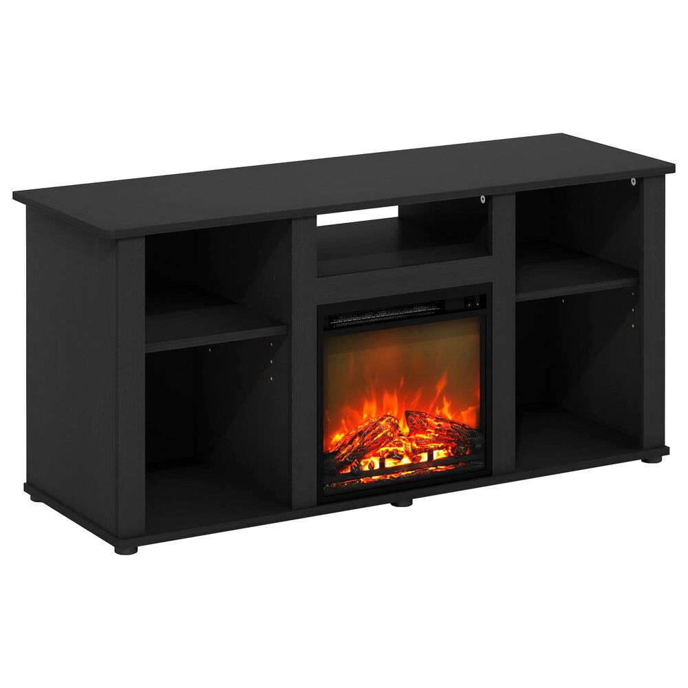 HOMLUX 47" Rectangular TV Stand with Electric Fireplace in Americano, , large