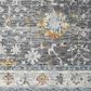 L&R Resources Allure 82473GML Gray and Blue 9" x 12" Area Rug, , large