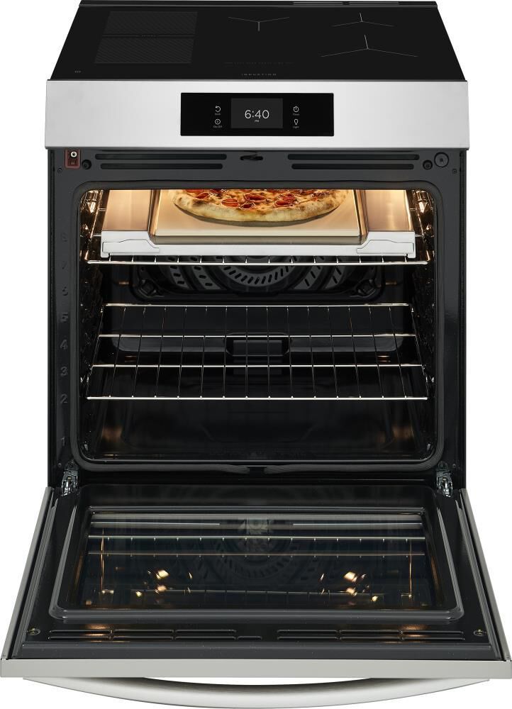Frigidaire Gallery 30&quot; Freestanding Induction Convection Range with Stone-Baked Pizza in Stainless Steel, , large