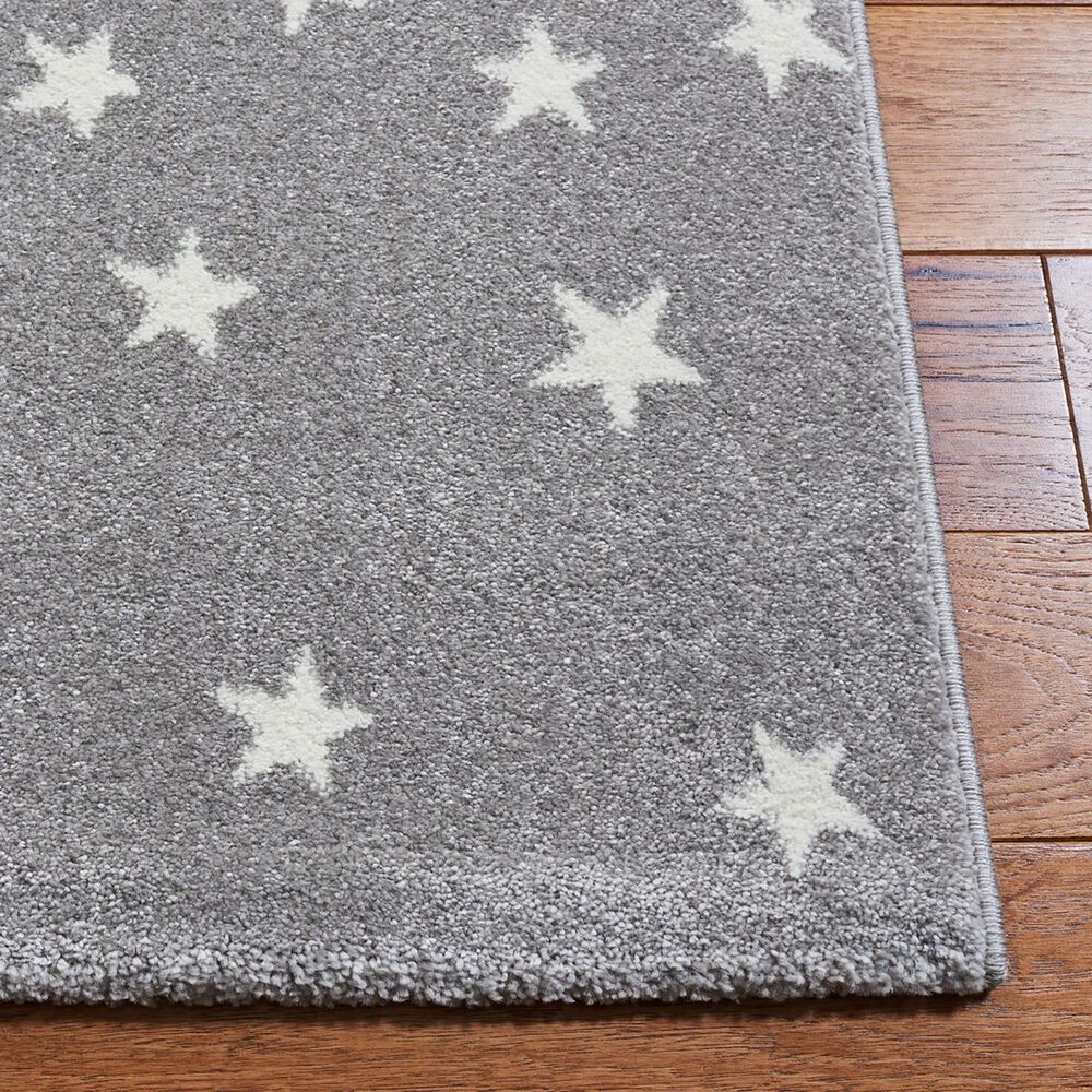 Safavieh Carousel 2&#39; x 8&#39; Light Grey and White Kids Runner, , large