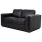 Italiano Furniture Luca Stationary Loveseat in Black, , large