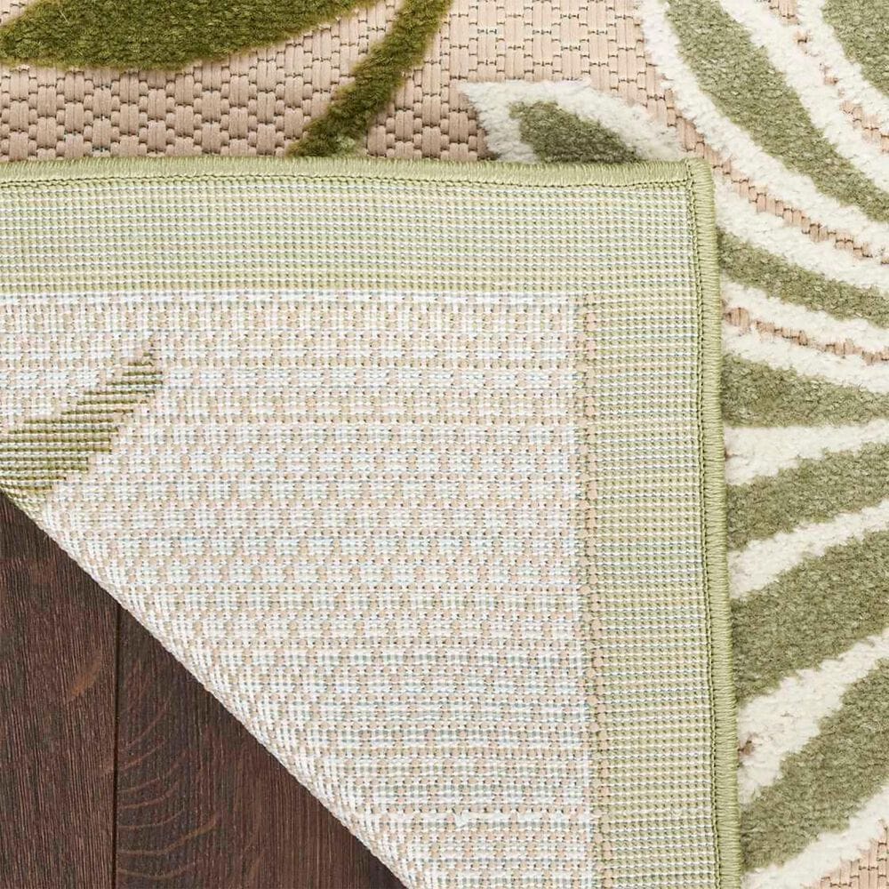 Nourison Aloha ALH33 9&#39; x 12&#39; Ivory and Green Indoor/Outdoor Area Rug, , large