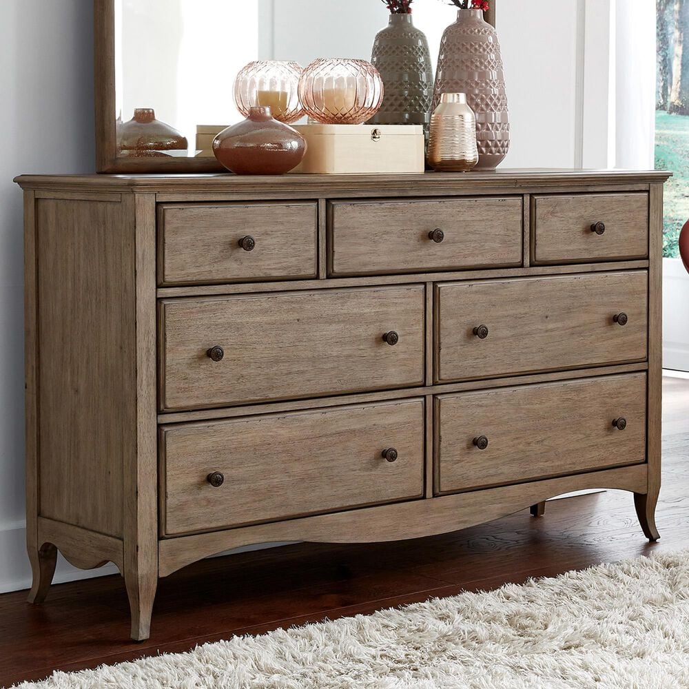 Riva Ridge Provence 7 Drawer Dresser in Patine, , large