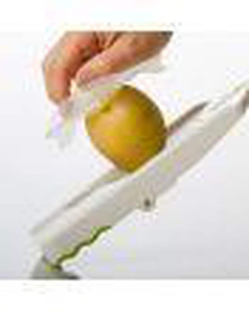 Progressive Adjust-A-Slice and Julienne Mandoline in White and Green, , large