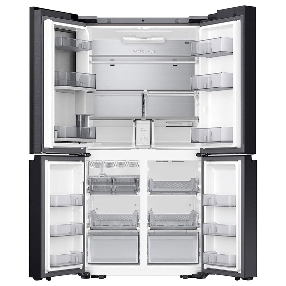 Samsung Bespoke 28.6 Cu. Ft. 4-Door Flex French Door Refrigerator AI Family Hub+ in White Glass, , large