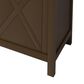 Lexora Home Marsyas 60" Double Bathroom Vanity in Brown with 2 cm White Cultured Marble Top and Rectangular Sinks, , large