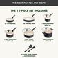 Green Pan Rio Advanced 12-Piece Cookware Set in Black, , large