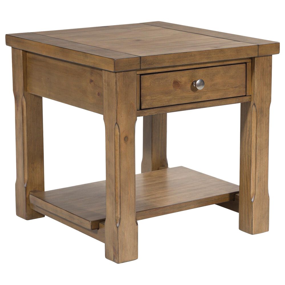 Ashley Vandenmore Rectangular End Table in Medium Brown, , large