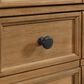 James Martin Vanities Malibu 36" Single Bathroom Vanity in Amber Birch with 3 cm Carrara White Marble Top and Rectangular Sink, , large