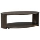 Belle Furnishings City View Oval Cocktail Table in Coffee Bean, , large