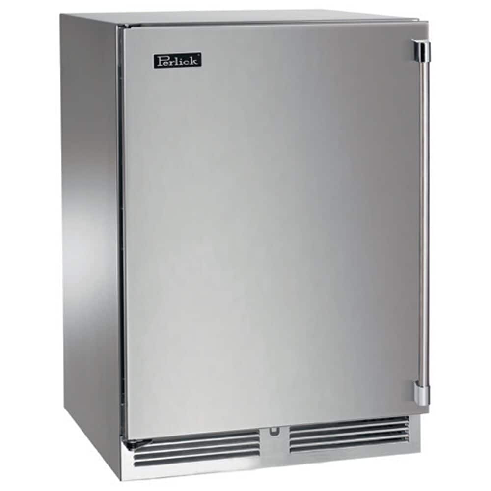 Perlick Signature 5.2 Cu. Ft. Outdoor Beverage Center with Left Hinge Solid Door in Stainless Steel, , large