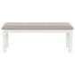 Ashley Robbinsdale Upholstered Dining Bench in Antique White, , large