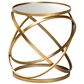 Baxton Studio Desma End Table in Brushed Gold, , large