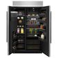 JennAir Rise 29.4 Cu. Ft. Built-In Side-By-Side Refrigerator with External Ice and Water Dispenser in Stainless Steel and Obsidian Black, , large