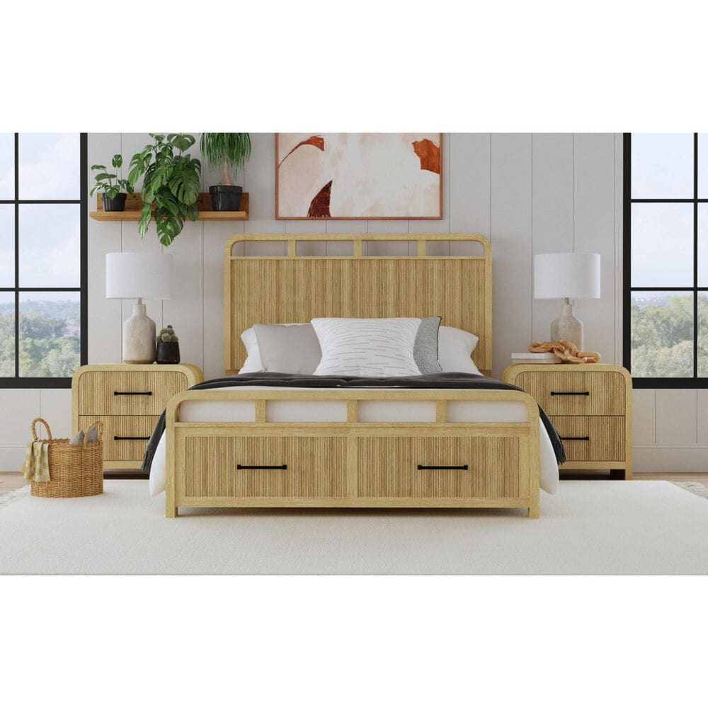 Mayberry Hill 2 Drawer Nightstand with USB in Natural, , large