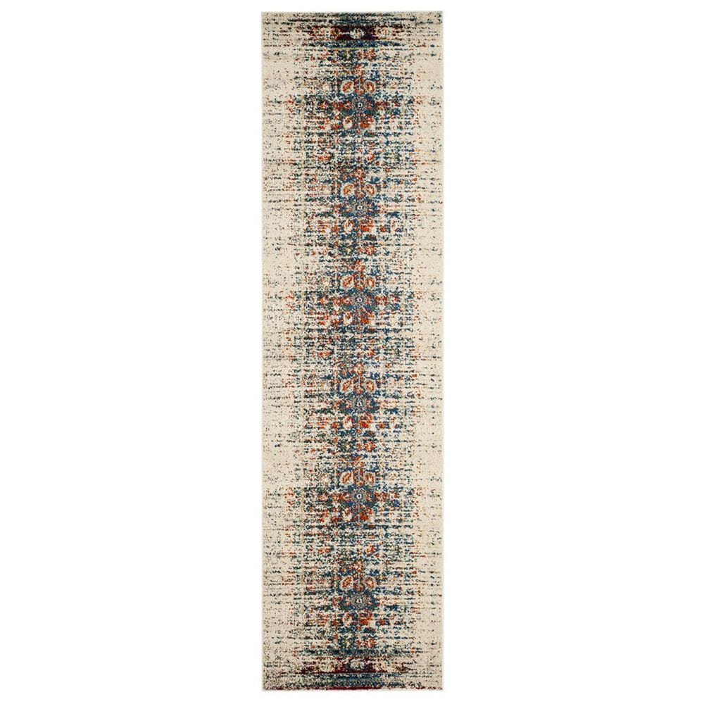 Safavieh Monaco MNC208M-210 2"2" x 10" Ivory/Blue Runner, , large