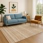 Dalyn Rug Company Soft Essentials Striped Copper 5" x 7"6" Indoor/Outdoor Area Rug, , large