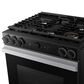 Samsung Bespoke Bespoke 6.0 Cu. Ft. Smart Slide-In Gas Range with Reversible Griddle and 23K BTU Power Burner in Stainless Steel, , large