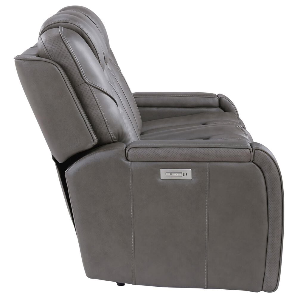 Steve Silver Daniel Triple Power Reclining Sofa in Mossy Gray, , large