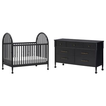 Namesake Alouette 2-Piece 3-In-1 Crib and Dresser in Archival Black, , large