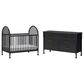 Namesake Alouette 2-Piece 3-In-1 Crib and Dresser in Archival Black, , large