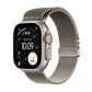 Apple Watch Ultra 3 (GPS+Cellular) 49mm Titanium Case with Titanium Milanese Loop - Medium - (2025), , large